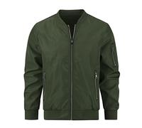 YOUTHUP Men's Bomber Jacket Lightweight Casual Summer Sports Jackets