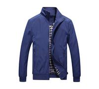 YOUTHUP Mens Summer Bomber Jackets Casual Lightweight Windbreaker Coat