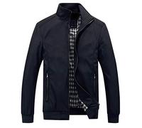 YOUTHUP Mens Summer Bomber Jackets Casual Lightweight Windbreaker Coat