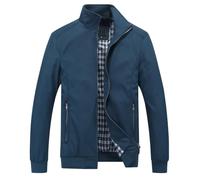 YOUTHUP Mens Summer Bomber Jackets Casual Lightweight Windbreaker Coat