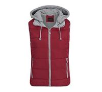 YOUTHUP Women's Quilted Gilet with Hood Thick Full Zip Padded Body Warmer