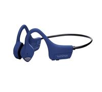 YouthWhisper Bone Conduction Headphones Bluetooth Wireless Sport Earphones Built-in Mic Multipoint Connection Sweatproof Open Ear Headset for Running Cycling Driving Workouts (Blue)