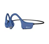 YouthWhisper Bone Conduction Headphones Bluetooth Wireless Sport Earphones Built-in Mic Multipoint Connection Sweatproof Open Ear Headset for Running Cycling Driving Workouts (Blue)