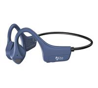 YouthWhisper Bone Conduction Headphones Bluetooth Wireless Sport Earphones Built-in Mic Multipoint Connection Sweatproof Open Ear Headset for Running Cycling Driving Workouts (Blue)