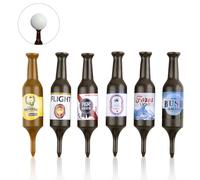 YOUTHWIE 6 Piece Beer Bottle Golf Club Set, Funny beer bottle shaped clubs. Portable golf clubs are the for men, women and any golfer.