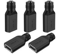 YouthZeal 5Pack DC 5.5mm x 2.1mm Female to USB A Female Power Adapter