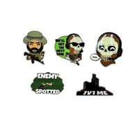 Youtooz Call of Duty Pin Set, Official Licensed Call of Duty Pins, Collectors Box Includes 5 Pins by Youtooz Call of Duty Collection, Aluminum, no gemstone