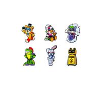 Youtooz Five Nights At Freddy's Security Breach Pin Set, Official Licensed FNAF Security Breach Pins, Collectors Box Includes 6 Pins By Youtooz Five Nights At Freddy's Collection, Metal, no gemstone