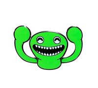 Youtooz Official Licensed Garten of Ban Ban Jumbo Josh Pin, Aluminum, Green