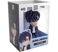 Youtooz Sung Jinwoo 4.7 Inch Vinyl Figure, Solo Leveling Sung Jiwoo Shadow Monarch Collectible for Anime and Webtoon Fans