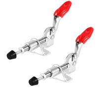 YOUTU Quick Release Set, Toggle Tensioner, Push Pull Toggle Clamp, Horizontal Tensioner, Non-Slip Vertical Clamp, 2-Piece Set, Carbon Steel, 99 lbs Tensile Strength, 4.25 inches Depth