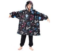 Youtuber Gamer Merch Fleece Oversized Hoodie Blanket for Kids Boys Girls Wearable Warm Sweatshirt Teens Children (Onsize, Cat 1)
