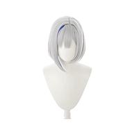 Youtuber Hololive VTuber Amane Kanata Light Gray Cosplay Wig Heat Resistant Synthetic Cosplay Hair Amane Kanata