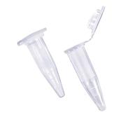 YouU 100 Pcs Centrifuge Tubes Bottom Tip Clear Plastic Test Tube Vials 0.2mL Non-Sterile