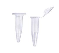 YouU 100 Pcs Microcentrifuge Tube with Snap Cap Laboratory Clear White Mark Printed Plastic Centrifuge Tube 0.5ml，Non-Sterile