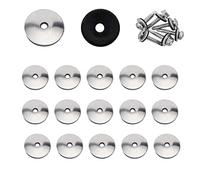 YouU #4.2/4.8/5.5/6.3/8mm Multiple Models Stainless Steel Neoprene EPDM Bonded Sealing Gasket Washers Assortment Kit (6.3x30mm 50pcs)