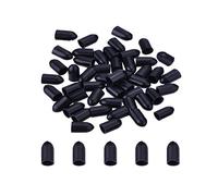 YouU Pour Spot Caps Pourer Covers Liquor Caps Bottle Spout Dust Protection for Liquor Bottles Black 50 Pcs