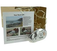 You've Been My Rock for 7 Years - Solid 7th Anniversary Metal Rock with Copper Heart Inset - Heavy Rock Gift
