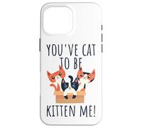 You've Cat To Be Kitten Me Cute & Funny Meow Cats Pun Case for iPhone 16 Pro Max