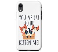 You've Cat To Be Kitten Me Cute & Funny Meow Cats Pun Case for iPhone XR
