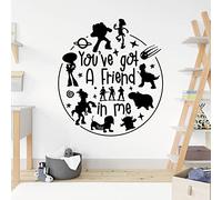 You've Got a Friend in Me - Story Inspired Children's Vinyl Wall Decal Sticker [XLarge] [Black]