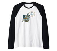 You've Got Moxie, Kid! Vintage Nautical Pinup Mermaid Art Raglan Baseball Tee
