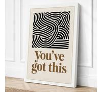 You've Got This Minimalist Canvas Wall Art Print 24x16 Inch (61 x 41 cm)