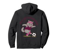 You've Got To Be Kicking Me Cat Soccer Graphic Pullover Hoodie