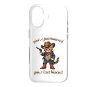 You've Just Buttered Your Last Biscuit Funny Cute Cowboy Cat Case for iPhone 17