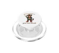 You've Just Buttered Your Last Biscuit Funny Cute Cowboy Cat PopSockets PopGrip for MagSafe