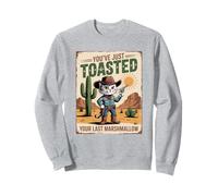 You've Just Toasted Your Last Marchmallow Funny Cowboy Cat Sweatshirt