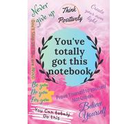 You've totally got this notebook: The Most Powerful Motivating Notebook To Help You Find Your Drive And Achieve Your Goals 6*9 in size | 120 pages.