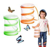 YouXiaor Habitat Cage, 2 Pieces Butterfly Habitat Cage for Insects, Butterfly Habitat Cage for Insects, Habitat, Folding, Pop-up, Reptile Cloth Breeding Cages