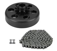 Youxmoto Centrifugal Go Kart Clutch 3/4 Bore 10 Tooth with #420 Chain (96 links), Works 2-6.5hp, 2300±300 RPM, Compatible With#40 41 Chain, for Lifan 196cc, for Honda GX160/GX200, 3/4" Shaft (19.05mm)