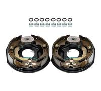 Youxmoto Electric Trailer Brake kit 10" X 2-1/4" (1 Right Hand+ 1 Left Hand), 4 Hole Mounting for 3,500 lbs to 4,000 lbs Trailer Axles. 1 Pair