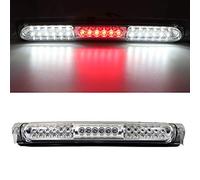 Youxmoto Fit for 1997-2003 Ford F150, 2004 Ford F150 Heritage LED 3rd Brake Light Cargo Light High Mount Stop Light Waterproof Design (Chrome Housing Clear Lens)