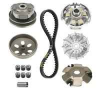 YOUXMOTO Fit for GY6 125cc 150cc Clutch Set & Variator Assembly with 842 Belt, Replacement for GY6 125/150cc 4-Stroke Engine, Go Kart Scooter ATV UTV Clutch Kit