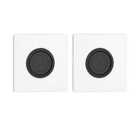 YouXunGS 2 Pack White Single Gang Cable Brush Wall Plates, Cable Entry Cover Panels for Outlet Concealment & Cord Tidy Management