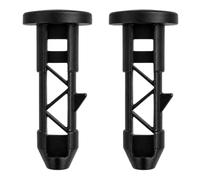 YouXunGS 2PCS Black Wheelie Bin Lid Hinge Pins, 68mm×31mm Plastic Hinge Pins, Compatible with Otto & ESE, Replacement Parts for 120L/240L Household Commercial Waste Bins
