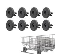 YouXunGS 8 Pcs 40mm Dishwasher Lower Basket Wheels, Replacement Rollers Compatible with Aeg Electrolux Zanussi Dishwashers