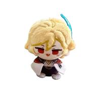 Youxy Anime Plush Diluc/Venti/ZhongLi Figure Sitting position Mini Pendant 12CM Anime Cartoon PP Cotton Soft Stuffed Bag Decoration for Gamer Fans