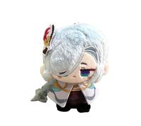 Youxy Anime Plush Diluc/Venti/ZhongLi Figure Sitting position Mini Pendant 12CM Anime Cartoon PP Cotton Soft Stuffed Bag Decoration for Gamer Fans