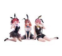 Youxy Nakano Ichika/Nino/Miku Figure Anime Bunny Girl Figurine PVC Statue Uniform Sitting Position Model Ornaments Collectibles Gifts