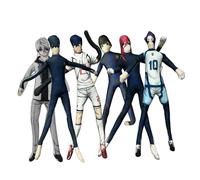 Youxy Seishiro Nagi Plush Anime Reo Mikage/Isagi Yoichi Figure Soft Stuffed Funny Pillow Throw Twistable Built-in Wire Sofa Home Decoration Gifts for Fans
