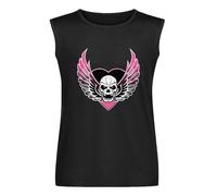youyasi Bret The Hitman Hart T Shirt Sleeveless T-Shirt Black