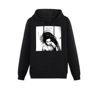 youyasi Pj Harvey Rid of Me Album Hoodies Long Sleeve Pullover Loose Hoody Sweatershirt Black L