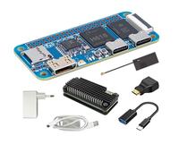youyeetoo Banana Pi BPI-M4 Zero 1.5GHz Allwinner H618 Quad-Core CPU SBC 2G LPDDR4 RAM 8G eMMC Flash On Board Support 4K Display Run Ubuntu, Pi Zero 2W Alternative (Metal Case Kit)