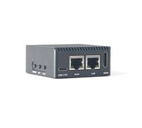 youyeetoo FriendlyElec NanoPi R3S-LTS Mini Router, 1/2GB LPDDR4, 0/32GB eMMC, RK3566 Soc, OpenWRT with Dual-Gbps Ethernet, for IOT NAS Smart Home Gateway (1GB RAM, No eMMC, No Power Supply)