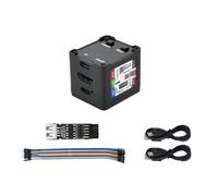 youyeetoo Sipeed NanoKVM Mini Remote Control Operations Maintenance Server, 1TOPS NPU 1GHz C906 RISC-V Linux Single Board Computer, with 100 m Network Connection (Full Package Black)