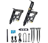 youyeetoo Sipeed NanoKVM Mini Remote Control Operations Maintenance Server, 1TOPS NPU 1GHz C906 RISC-V Linux Single Board Computer (PCIE Version) (with WiFi)